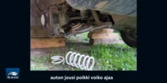 Auton jousi poikki – voiko ajaa ja mitä riskejä siihen liittyy?