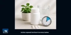 Kuinka nopeasti kortisoni turvotus laskee?