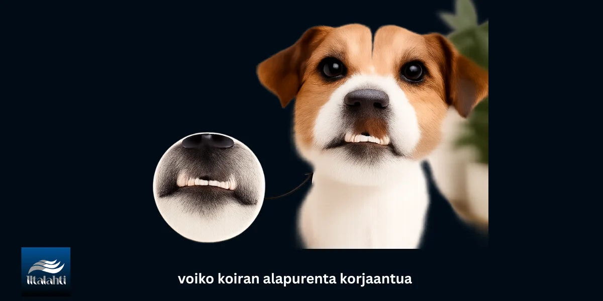 Voiko koiran alapurenta korjaantua?