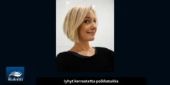 Lyhyt kerrostettu polkkatukka – trendikäs ja helppo hiusmalli suomalaisille