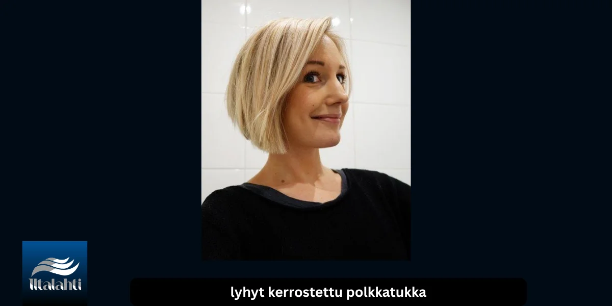 Lyhyt kerrostettu polkkatukka – trendikäs ja helppo hiusmalli suomalaisille